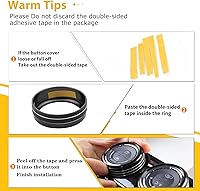 Vista 6 de Para Subaru - Cubierta de perilla de CA, accesorio para interruptor de consola central, botón de control de volumen, ajuste de anillo compatible