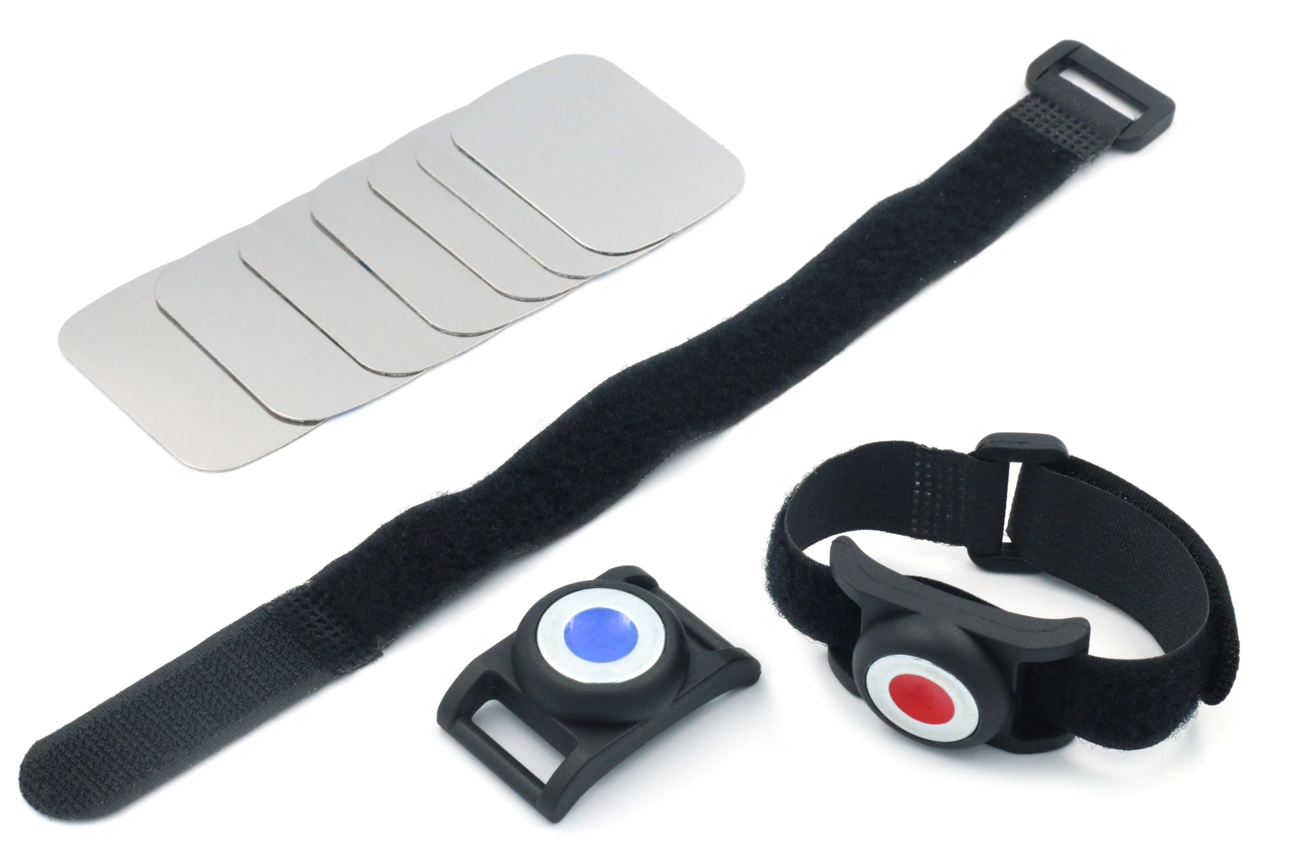 MagModule – High-strength N52 neodymium utility magnets. Strap mount design for parts holding and quick-detach mounting. Pack of two. UK-made.