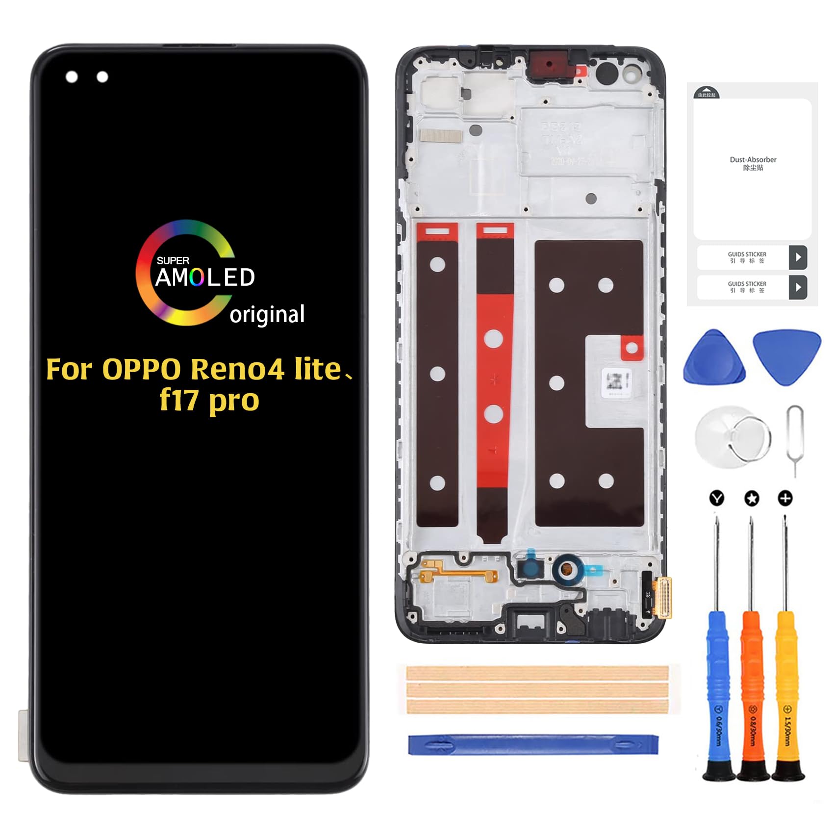 Amazon.com: A-MIND for Oppo Reno4 Lite/F17 Pro Screen Replacement