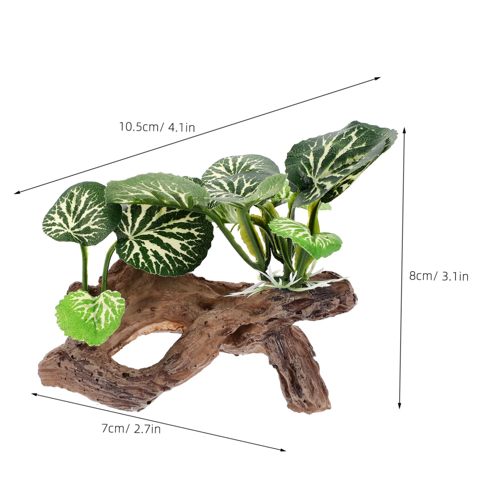 POPETPOP 5 Uds Decoración De Acuario Estacas De Árbol para Pecera Decoración De Tronco De Acuario Falso Decoración De Paisaje De Acuario Cueva De Piel De Modelo De Tronco De