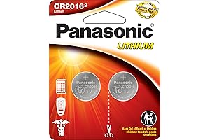 Panasonic CR2016 3V Lithium Battery 2 Pack Coin Cell Battery 3V Lithium...