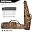 AUMTISC Soft Rifle Case, Shotgun Carrying Bag, Gun Cases for Scoped Rifles with Adjustable Shoulder Sling and Pocket, Tan 52