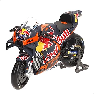 Comprar Maisto Moto KTM RC16 Red Bull MotoGP 2023 Jack Miller 1:18, Cuerpo Metal Die-Cast con Soporte, Diseño Realista, Optimo para coleccionistas y Fans de Las Motos de competición (78121)