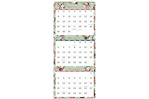2025 Calendar, 3 Month Hanging Calendar 2025, Monthly Wall Calendar
