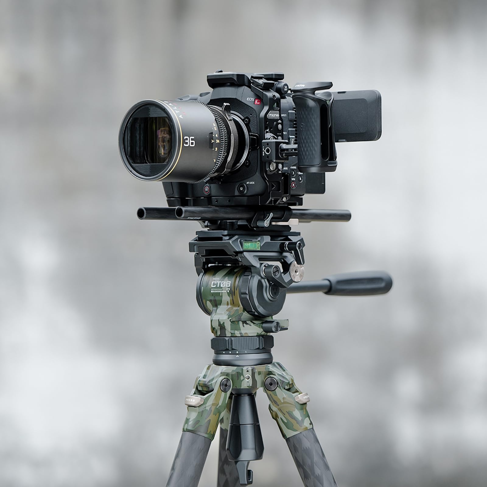 Tilta C80 Cage, Kamerakäfig Advanced Kit Kompatibel mit C80 mit 15mm LWS Grundplatte, Seitengriff ES-T25-B