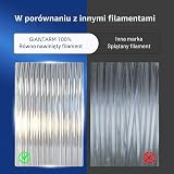 GIANTARM PLA Filament 1,75 mm do drukarki 3D, szpula 1 kg, Czarny-2 KG
