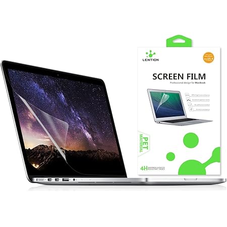 Amazon Com Lention Screen Protector Compatible 12 15 Macbook Pro Retina 15 Inch Model A1398 Hd Clear Film With Hydrophobic Oleophobic Coating Computers Accessories