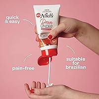 Vista 2 de Nad's Down Under Cream para mujeres, crema depilatoria íntima 5.1 fl oz