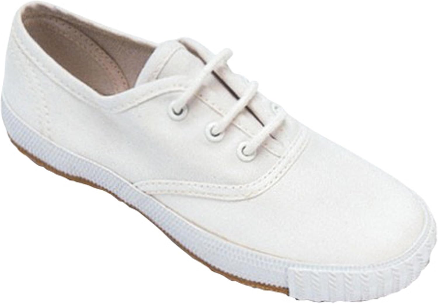 Mirak Unisex Plimsolls Lace Up White Size UK 9 EU 43