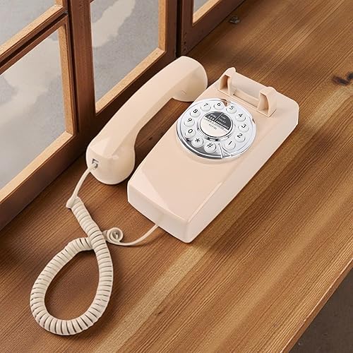 Miniatura 5 de Teléfono doméstico TRIMLINE vintage con cable, teléfono fijo de montaje en pared, teclado de botón grande, teléfonos para personas mayores,