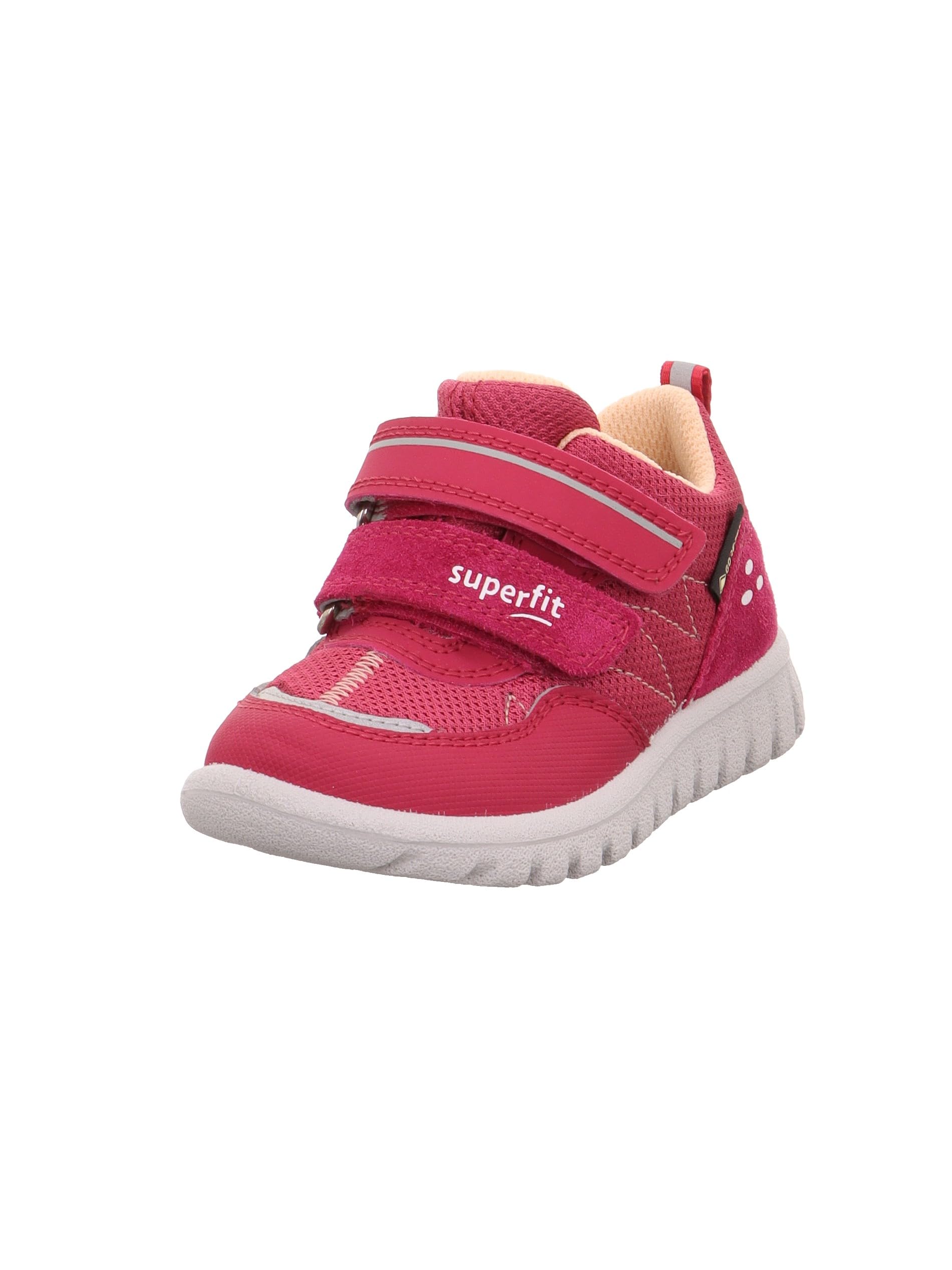 Superfit Baby Girls' Sport7 Mini Gore-Tex First Walking Shoes, Red Orange 5000, 4.5 UK Child