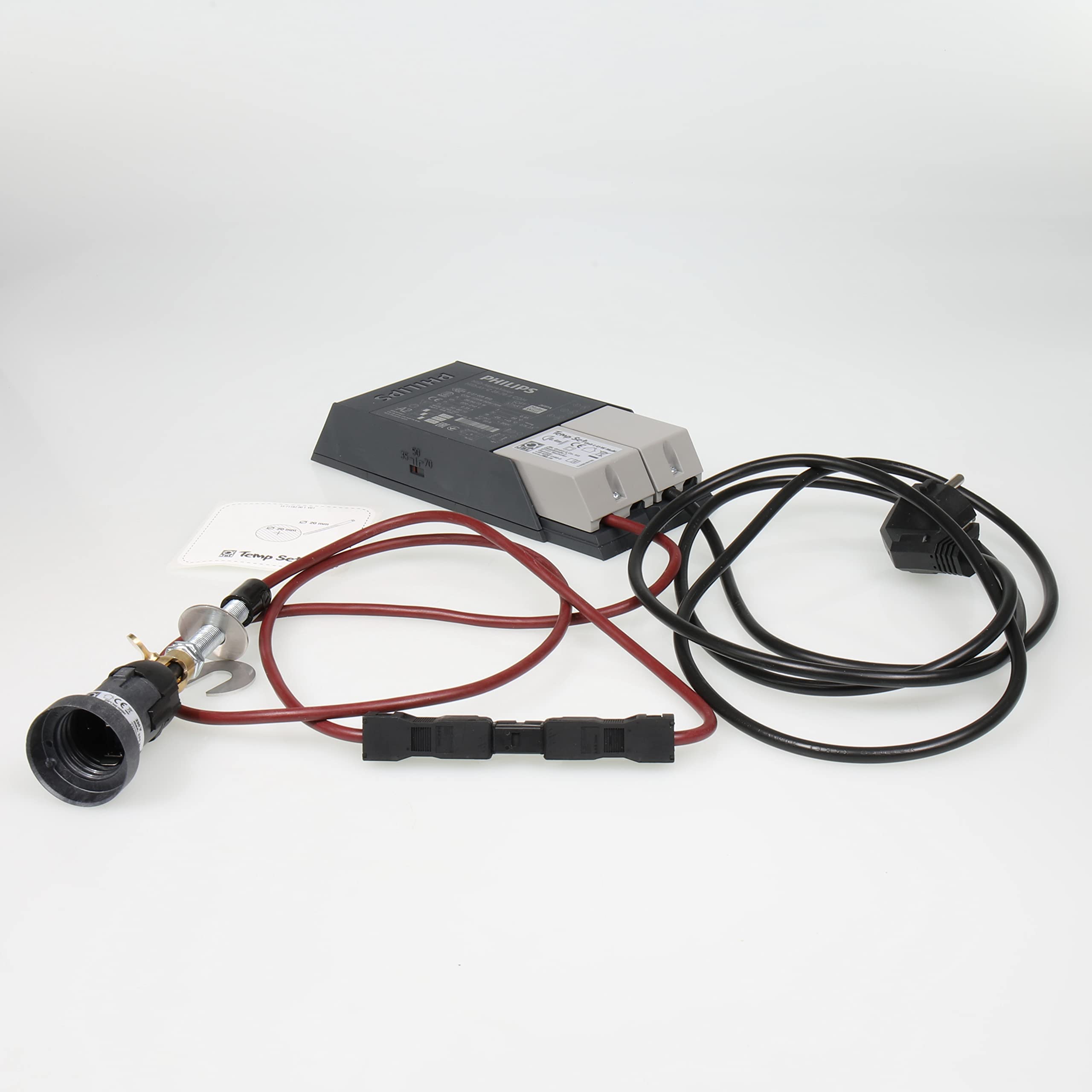 JBL TempSet Unit L-U-W Multi, zestaw instalacyjny do projektora metalowego, do LUW i HQI, z szybkozłączką, gniazdo E27