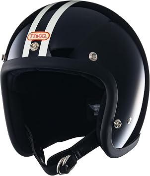 TT&CO. Motorcycle Helmet, Jet Helmet, Super Magnum Standard Made to Fit Japanese Users with a Slim Shape FREE 57-58cm, PSC/SG/DOT Standards, Harley, American, Removable Interior