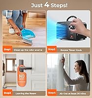 Vista 7 de Ozone Generator 48,000mg, Commercial Ozone Machine Odor Removal, High Capacity O3 Ionizer Air Purifier Deodorizer, Portable Mini for Car, Home