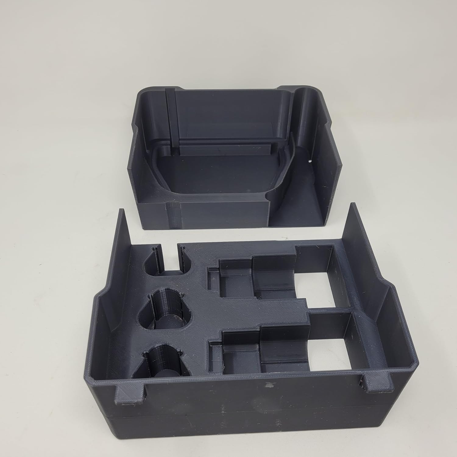 Fits Milwaukee Packout Deep Storage Tray INSERT Black Compatible with Milwaukee M12 Batteries and Charger