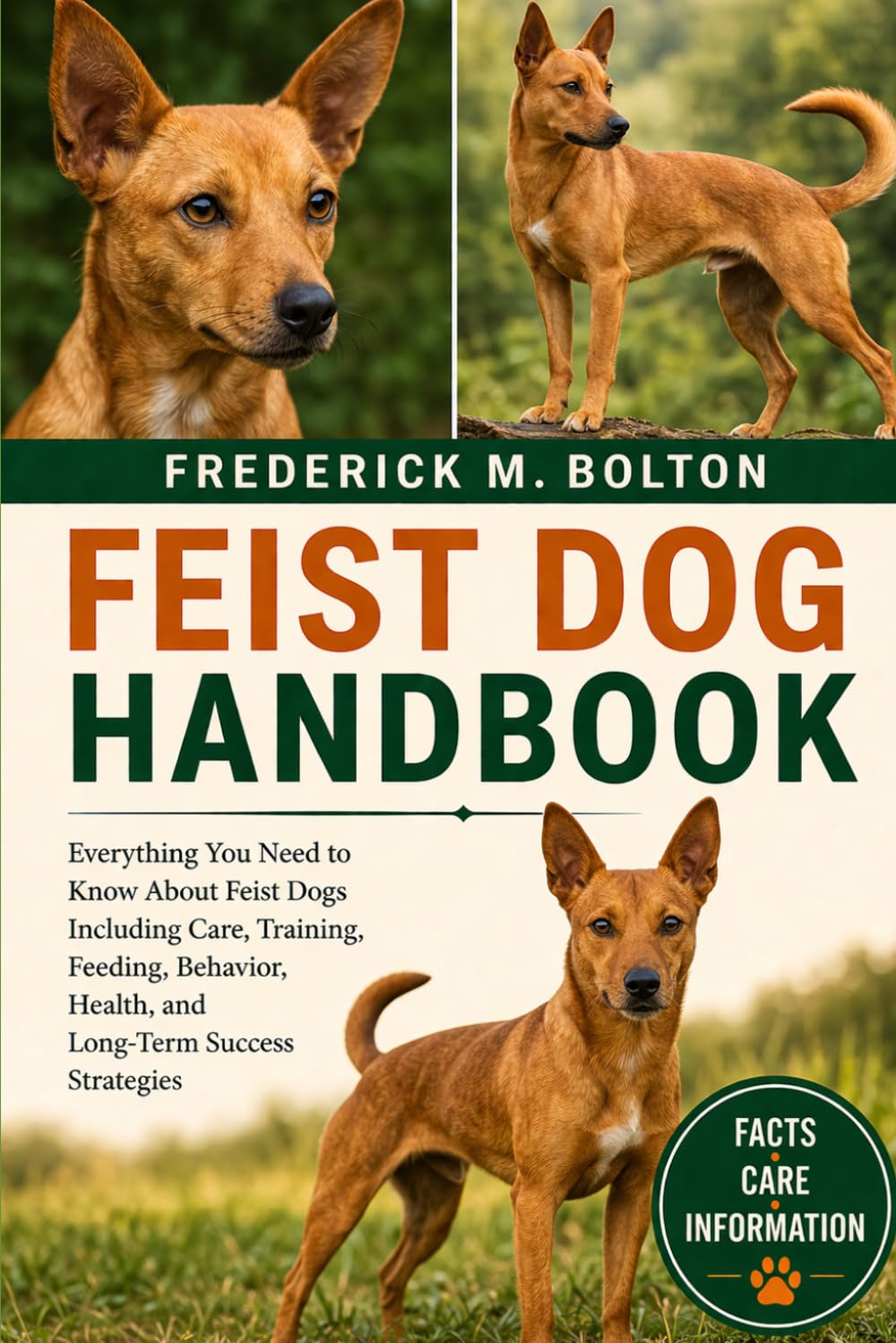 FEIST DOG HANDBOOK: Everything You Need to Know About Feist Dogs Including Care, Training, Feeding, Behavior, Health, and Long-Term Success Strategies