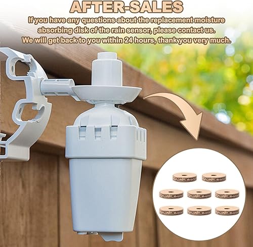 Miniatura 2 de Sensor de lluvia de repuesto de discos higroscópicos, ajuste para sensores de lluvia y pájaros, RSD y WR2, sensor de lluvia para sistema de