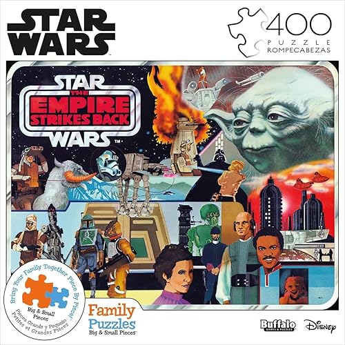 Miniatura 1 de Buffalo Games - Star Wars - Arte de caja de coleccionistas de Star Wars - Rompecabezas de 400 piezas para familias - Rompecabezas desafiante