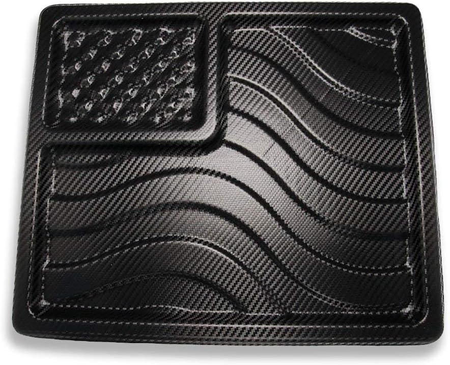 We The People Holsters - American Flag EDC Kydex Dump Tray - Valet Tray for Men - EDC Organizer and Catch-All for Everyday Carry - Keys - Change - Phone (Carbon Fiber)