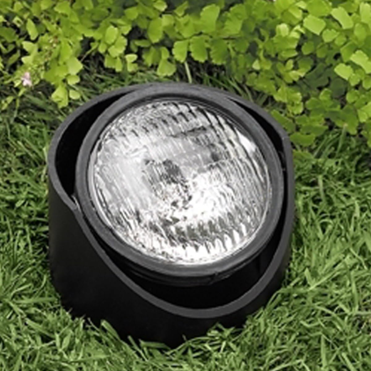 SPW Vista Professional Outdoor Lighting GW-5240-B-NL Well Light/Accent Landscape Lamp with ABS Housing & Black Finish (No PAR36 LED Bulb Included)