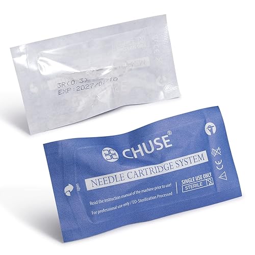 Miniatura 3 de CHUSE C22 evita que la tinta Spitback Safety Tattoo Pro Cartuchos Agujas de Maquillaje Permanente Agujas Caja de 10 Piezas (3R 0.3)