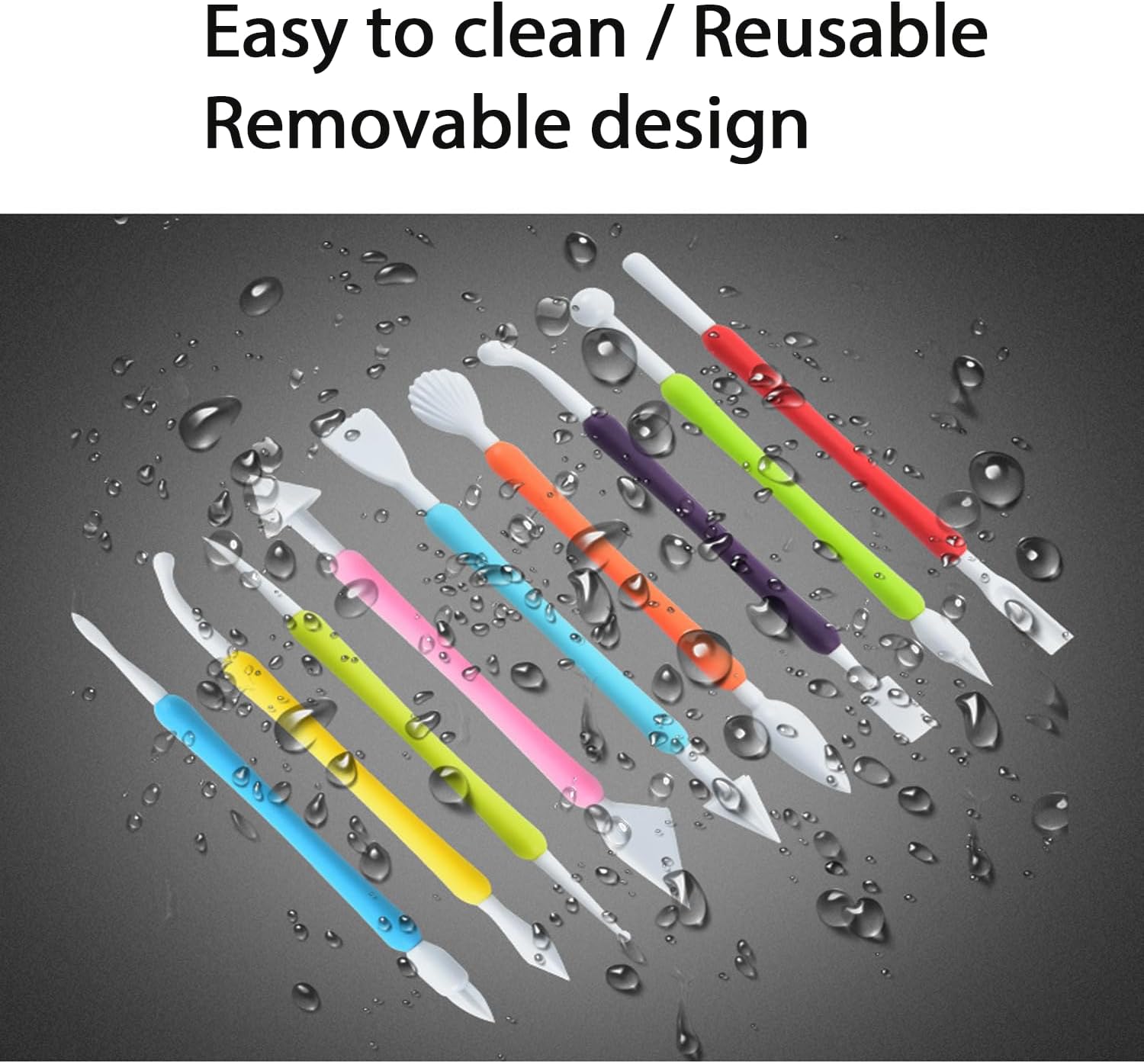 9PCS Plastic Paintbrush Tool Set