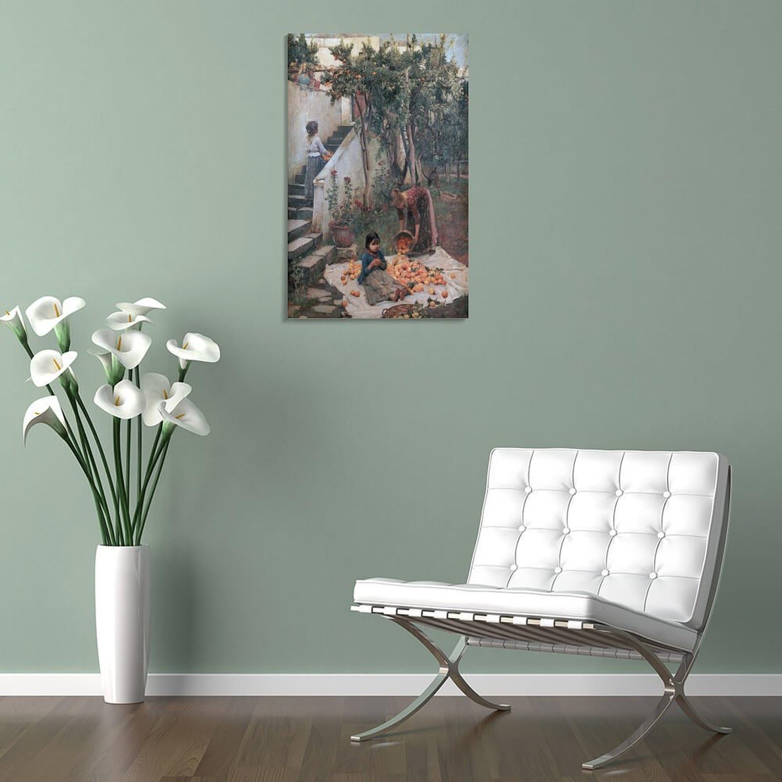 Maler, John William Waterhous, weltberühmte Gemälde, Sammler-Poster, Kunstdruck, Wandfoto, Malerei, Poster, Hängebild, Familiendekoration, 50 x 75 cm