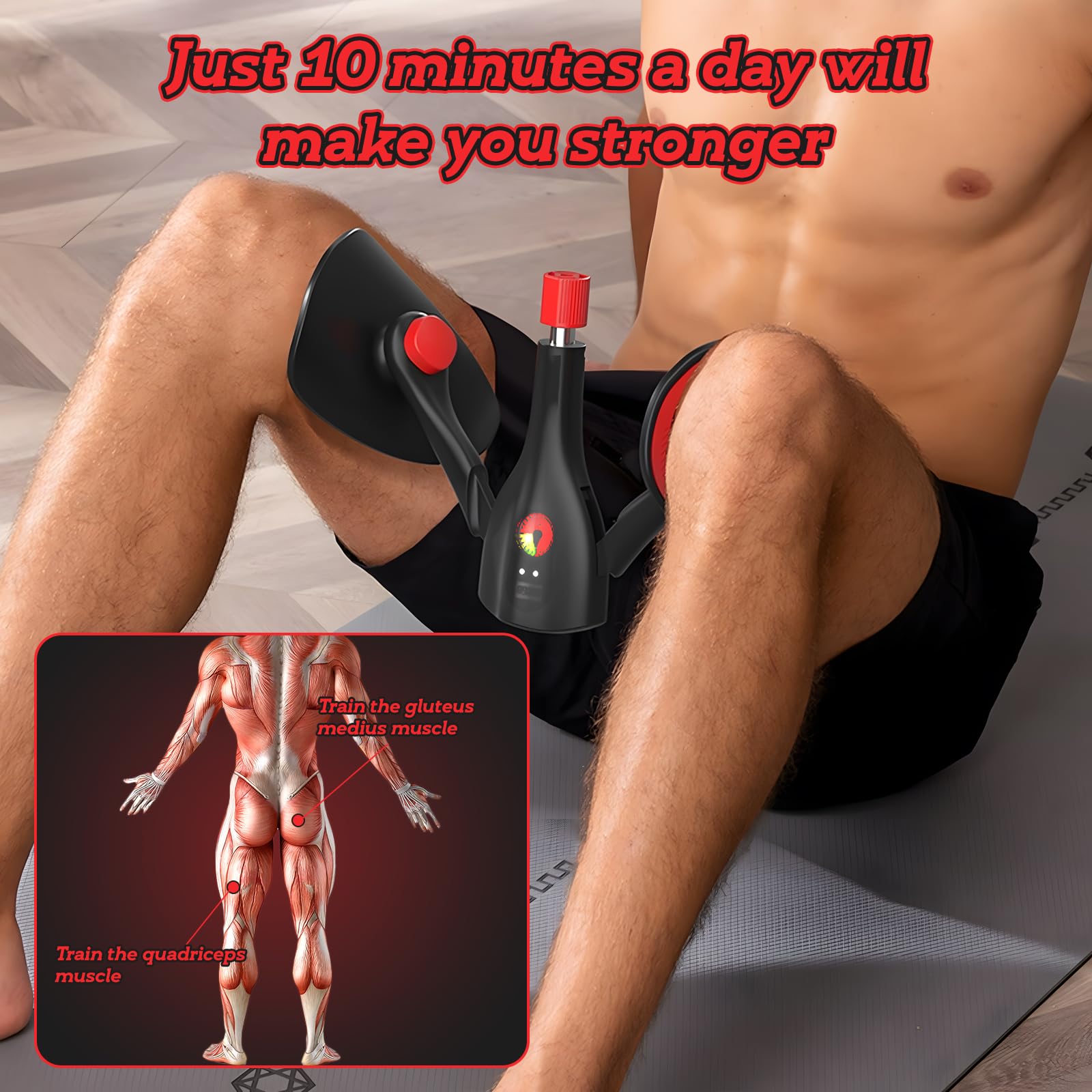Hip Trainer, Allenatore per Muscoli del Pavimento Pelvico, Attrezzo Interno Coscia, Attrezzo Per Glutei Multifunzionale, Palestra Casa Glutei e Gambe