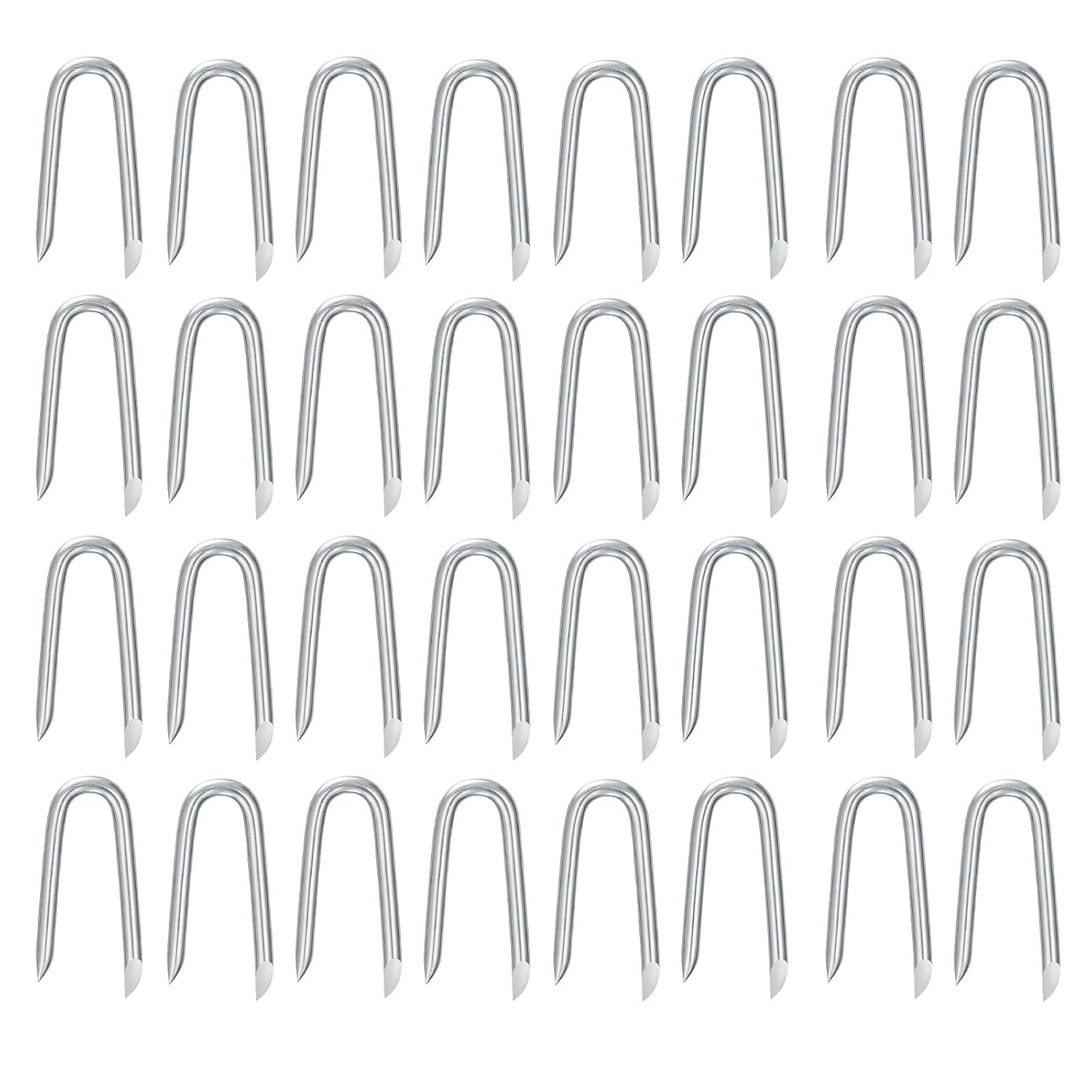 Produktbild von Forgefix U-Nägel Klammern 15 Mm – Verzinkt, 2 Mm Stark, Für Zaun, Hühner- & Kaninchendraht