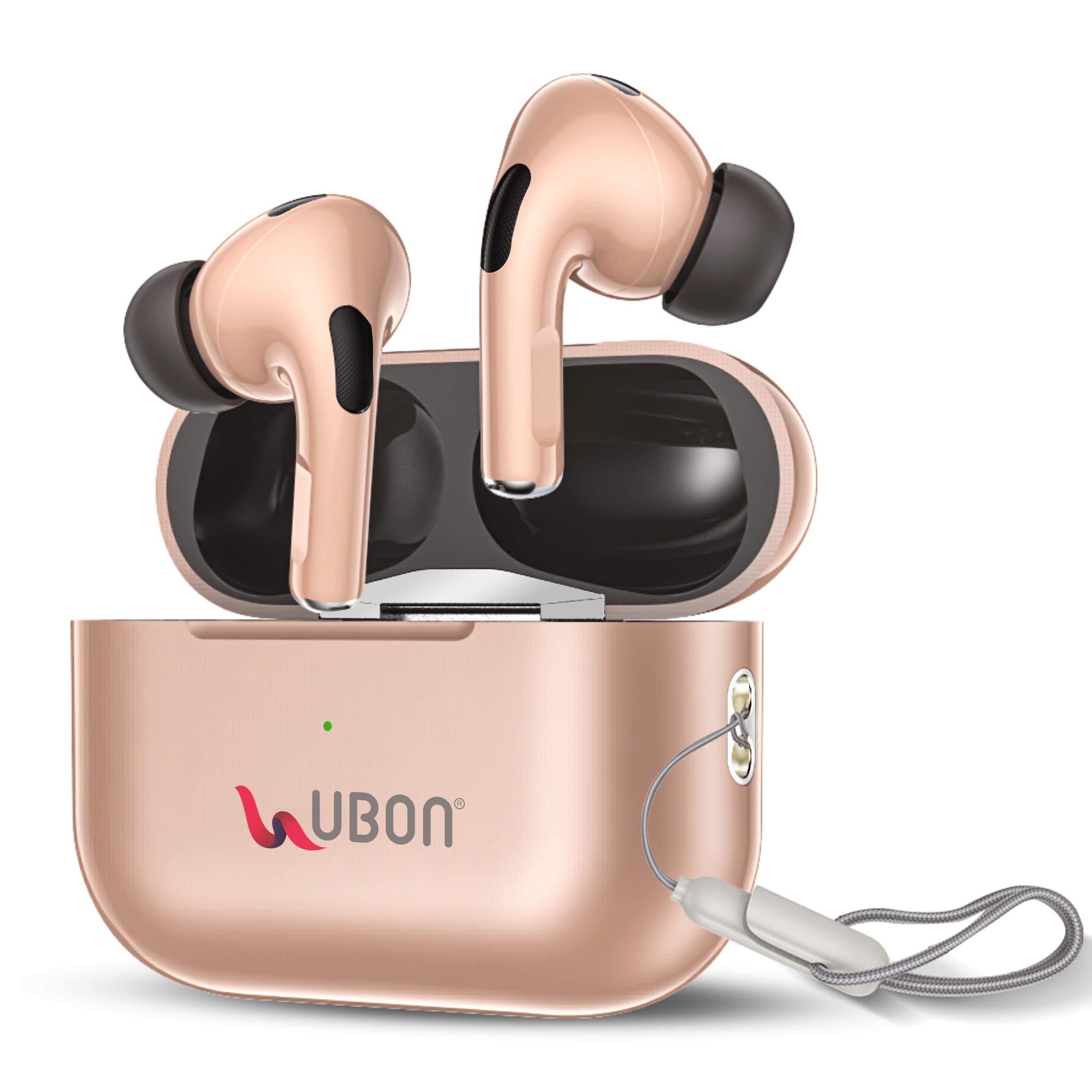 UBON Air Tiger J26 Bluetooth TWS Earbuds with 40H Playtime, 500H Standby, ANR Noise Reduction, Low Latency, Fast Charging, v5.3 Bluetooth, Touch Controls & Mic Wireless Earphones (Beige)-image-16