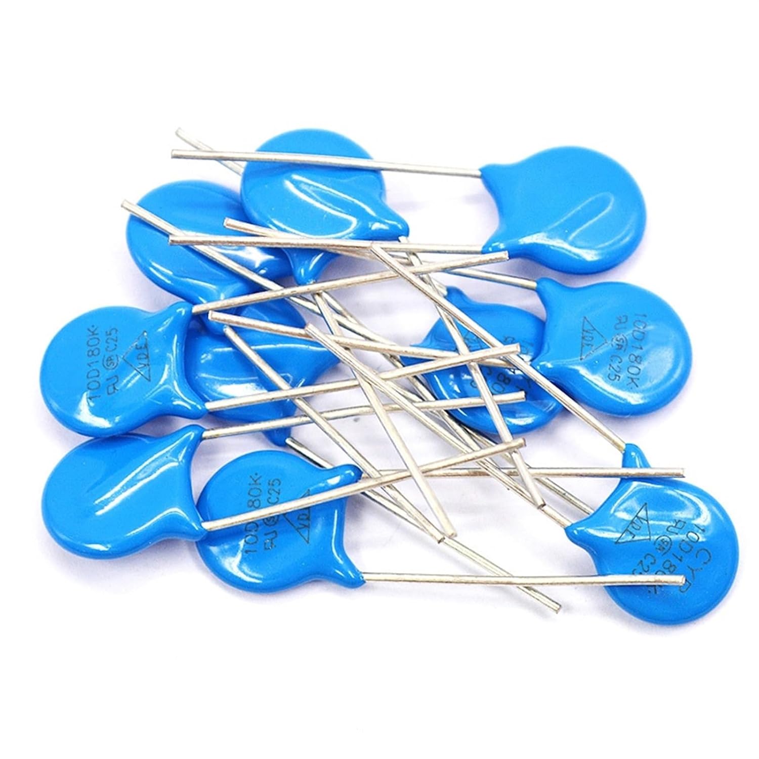 20PCS Varistor Resistor 10D102K 10D241K 10D270K 10D271K 10D330K 10D390K 10D391K 10D431K 10D470K 10D471K 10D511K 10D681K(10D391K(390V))