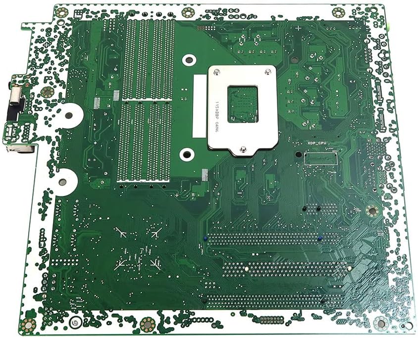 Front view of the Dell OptiPlex 7070 MT Series Motherboard showing CPU socket and RAM slots.