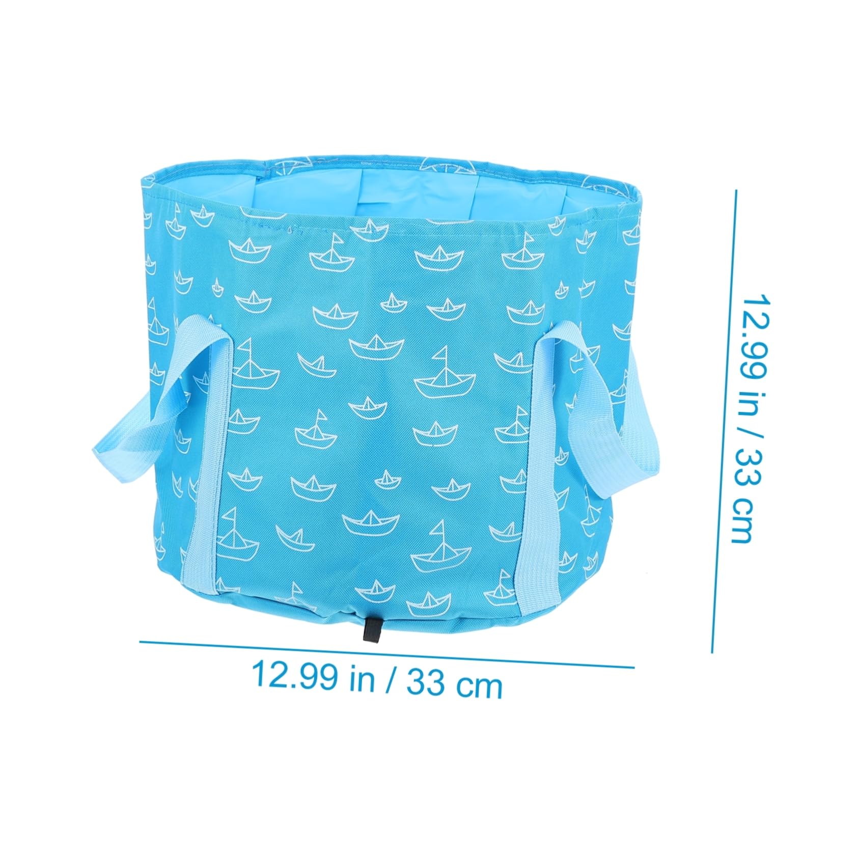 HOODANCOS 25l Collapsible Travel Foot Washing Basin Large Capacity for Camping Hiking Emergency Outdoor Activities