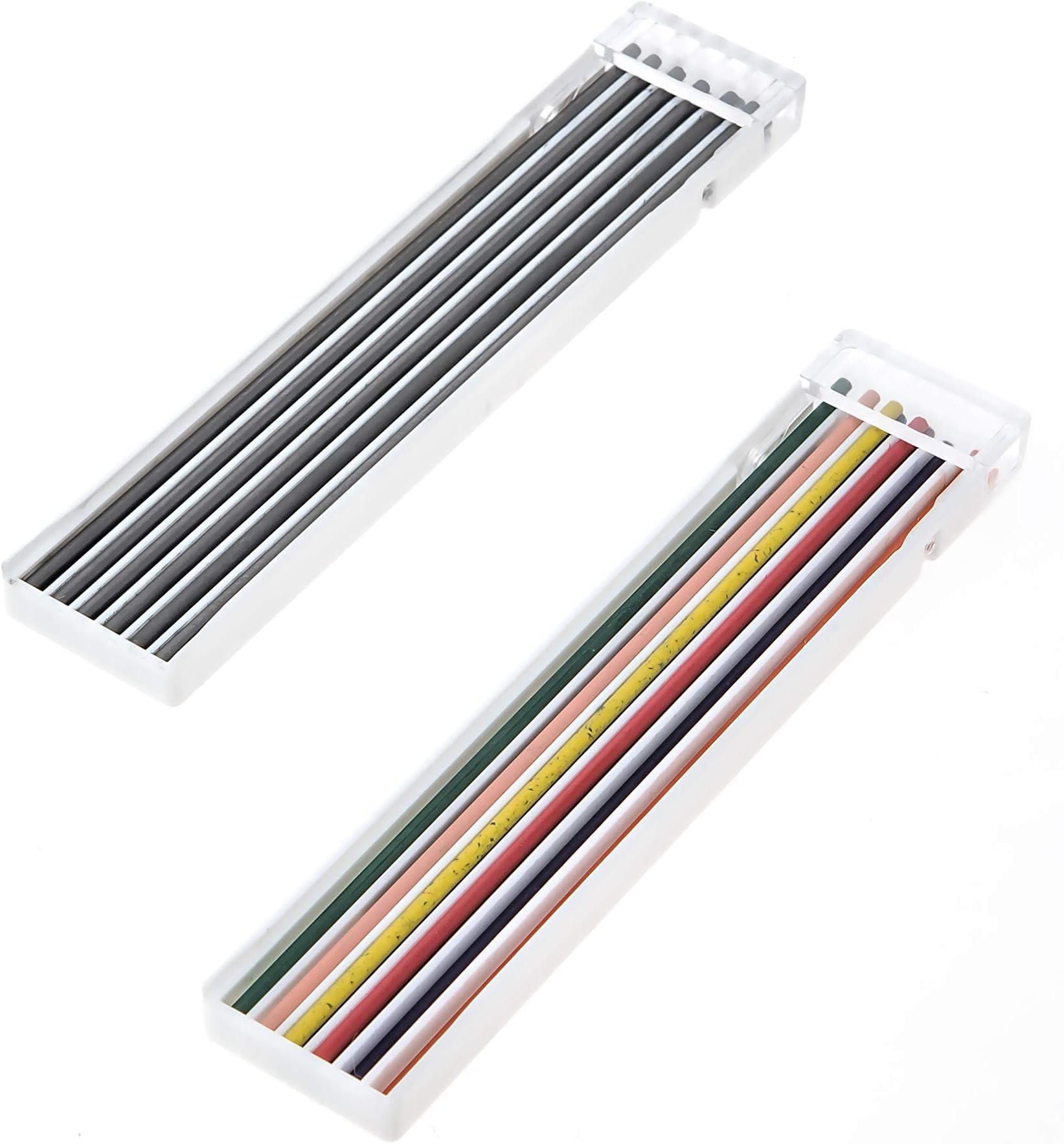 Leda Mechanical Pencil Black and Mixed Colors Lead Refill Pack for drawing and sketching