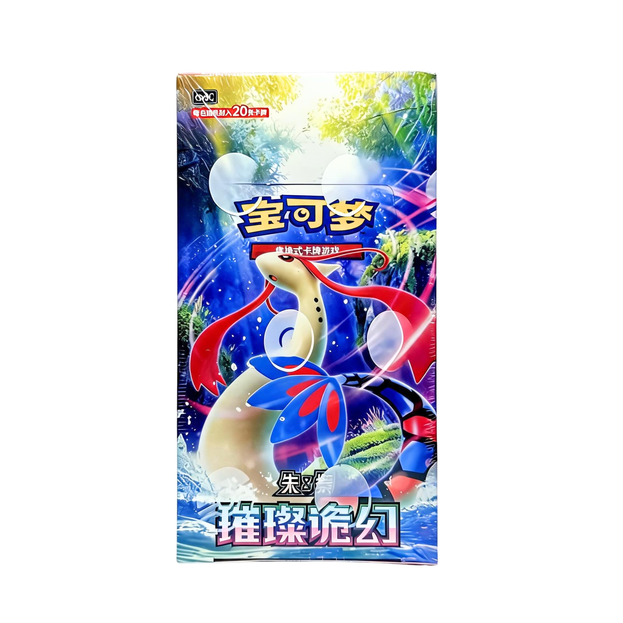 Pokemon Cards from Twilight Masquerade, Shrouded Fable and Surging Sparks, Chinese Pokémon Brilliant Illusion That Mouse Fashion by TCYM Import (Jumbo Booster Box - 6 Jumbo Packs)
