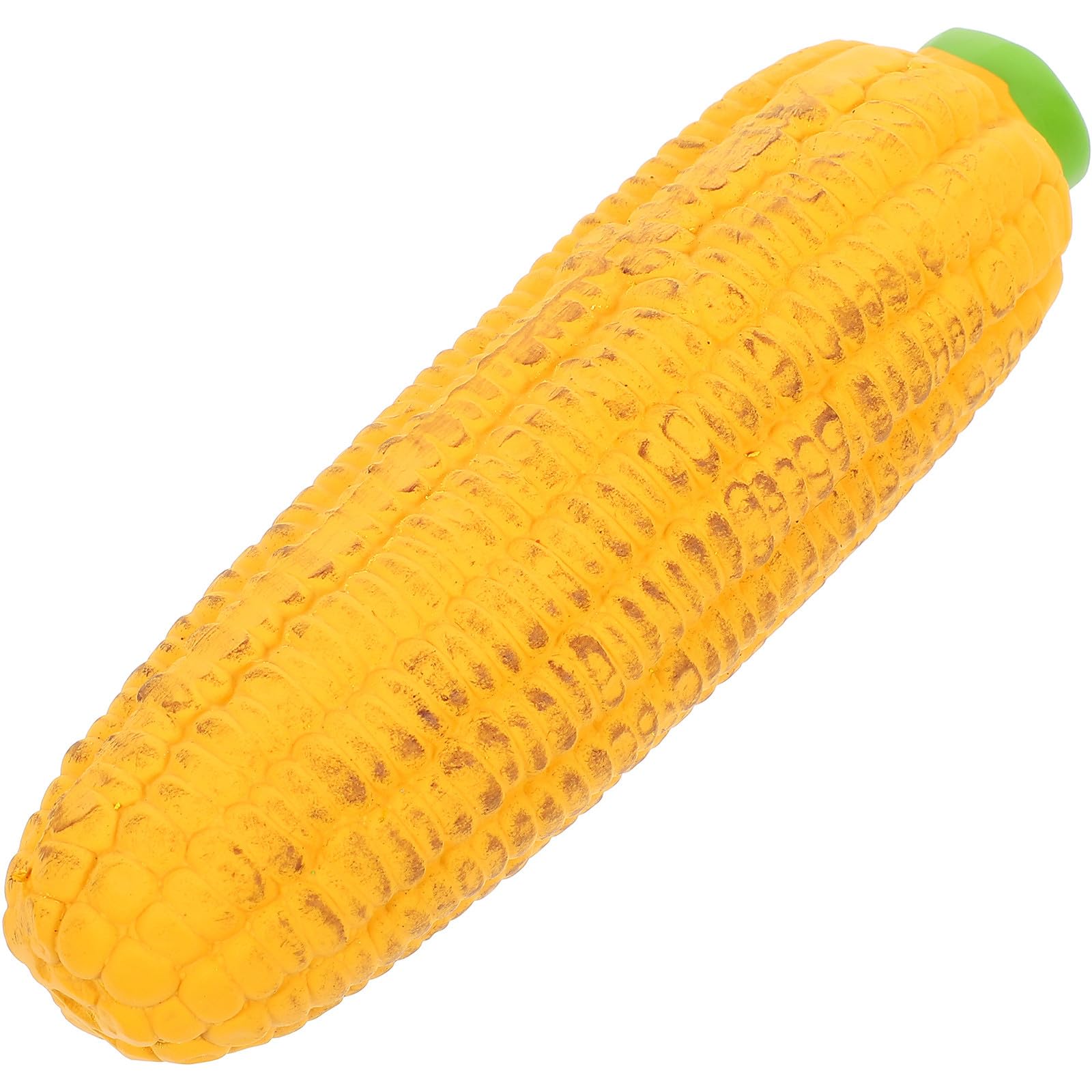 Latex Dog Squeaky Realistic Baked Corn Shape 15cm Bite-resistant Chewing Molar for Puppies Interactive Pet Teething and Play