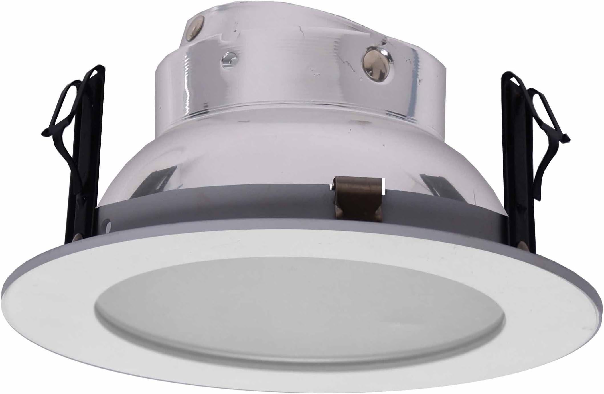 4 Inches Frosted Lens Shower Trim for Low Voltage Recessed Light-(Satin ...