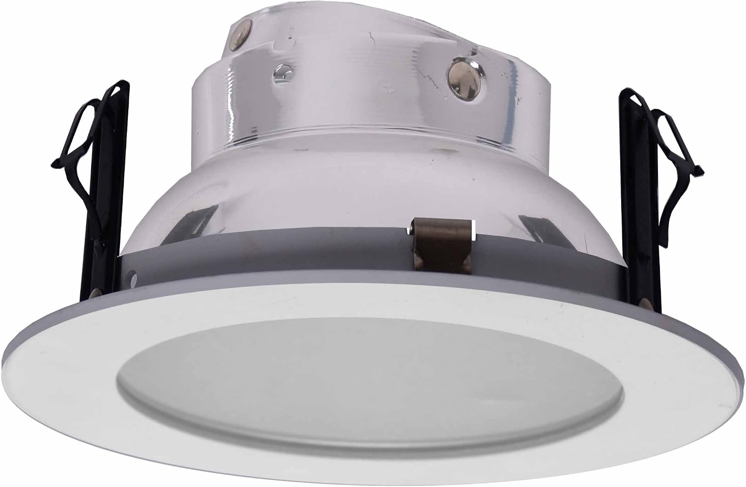 4 Inches Frosted Shower Trim/Trims for Low Voltage Recessed Light/Lighting-White Fit Halo/Juno