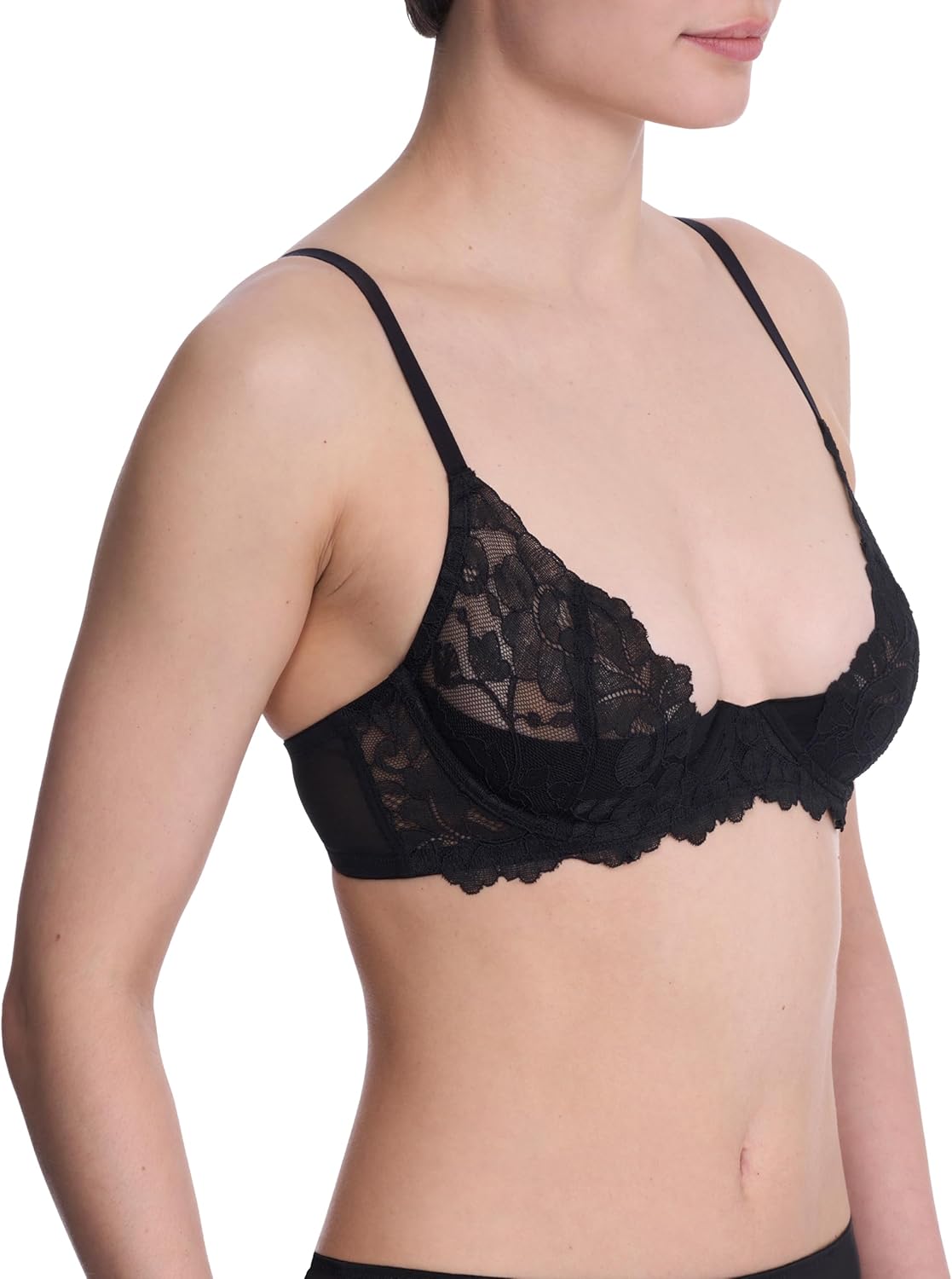 Natori Women's Peony Lace Plunge Unlined Underwire Bra 724327 - Image 2