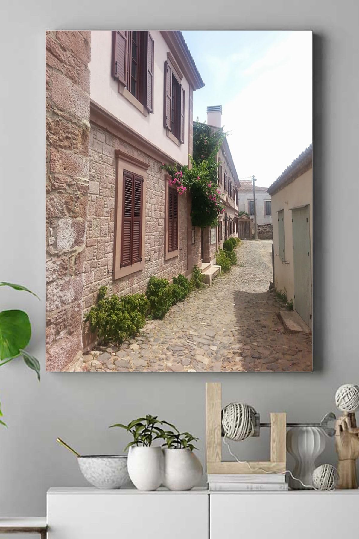 Postermanya (pster15132) Ayvalık Manzara Kanvas Tablo 2 30 x 40