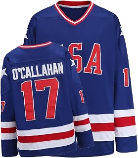 PRIMITAS USA 1980 Olympic Team Hockey Jersey - Stitched Letters & Numbers, Breathable Poly Mesh, S-XXXL