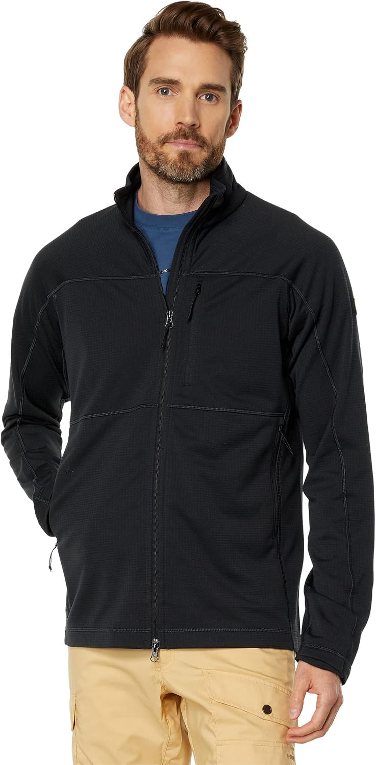 Fjällräven Abisko Lite Men's Fleece Jacket - Breathable, Comfortable, Lightweight Fleece Warmth - Hiking, Trekking