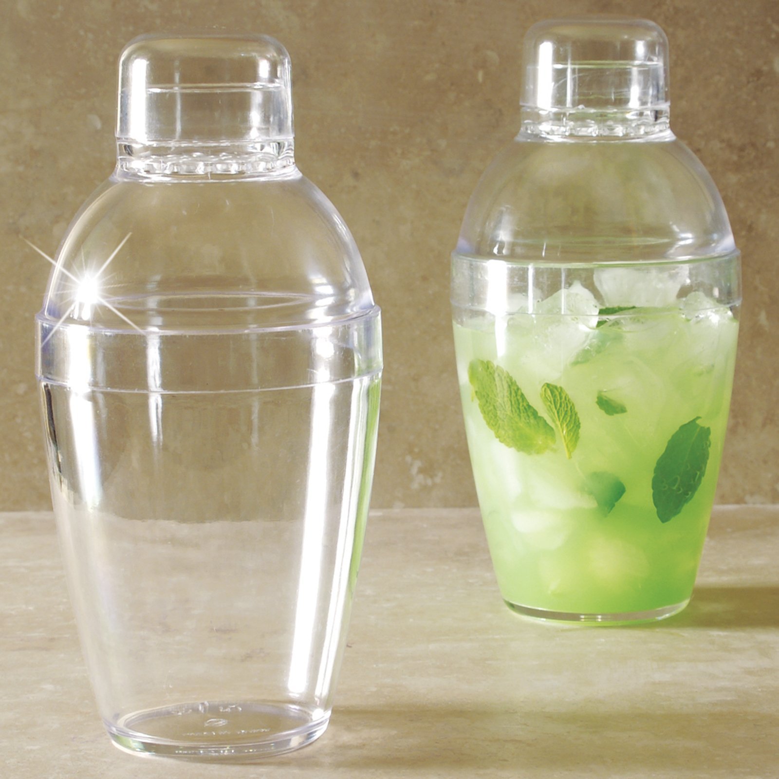 EMI Yoshi Koyal Cocktail Shaker, 7-Ounce, Clear, Set of 24
