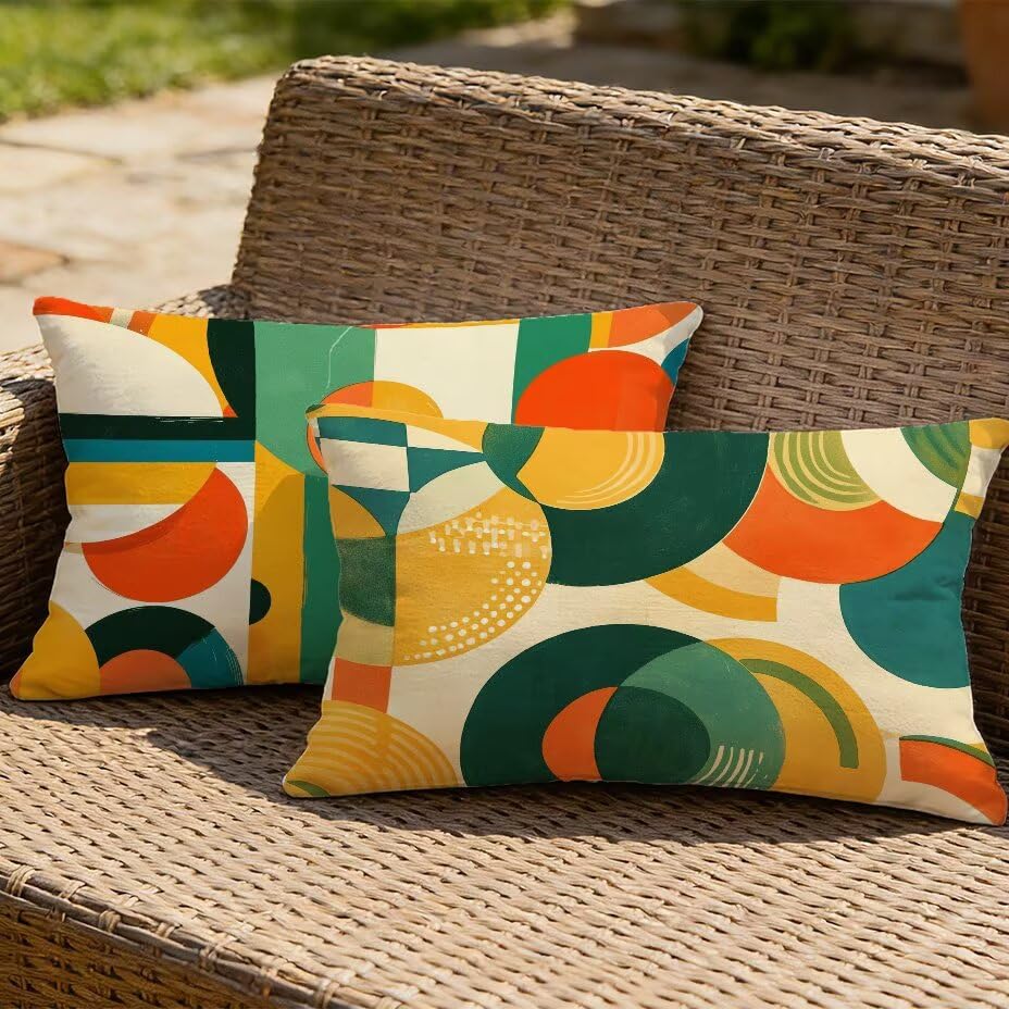 Housse de coussin de jardin 60x80 cm pour insuffler douceur et style nordique à votre extérieur