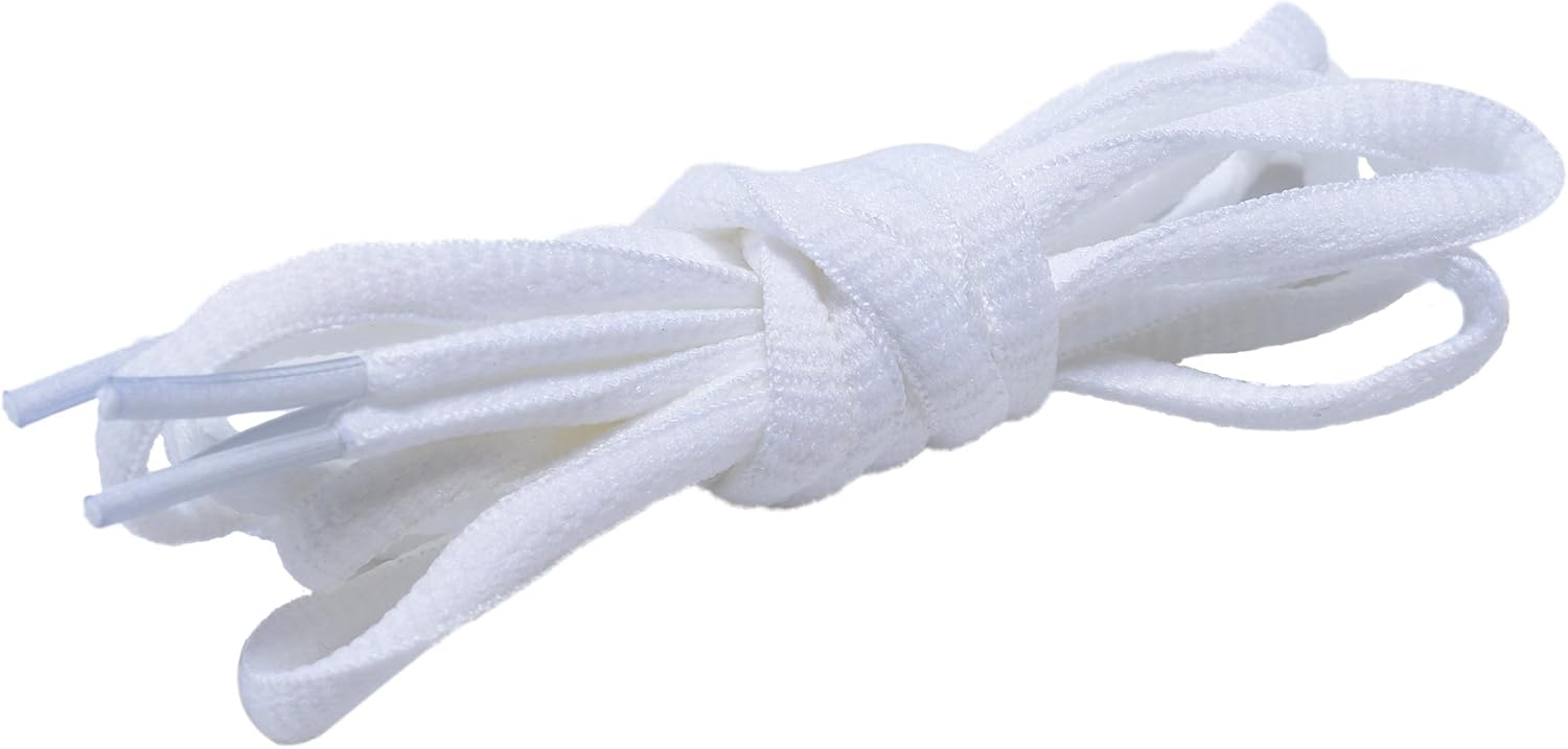 2 Pair Shoelaces Oval Half Round 1/4" Shoes Lace for Sneakers and Casual shoes Shoelaces Replacements image 4