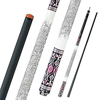 Vista 21 de KONLLEN Carbon Fiber Pool Cue Stick 58-inch Professional Pool Sticks for Adults Full Carbon Technology Low Deflection Pool Cue Billiard Cues with