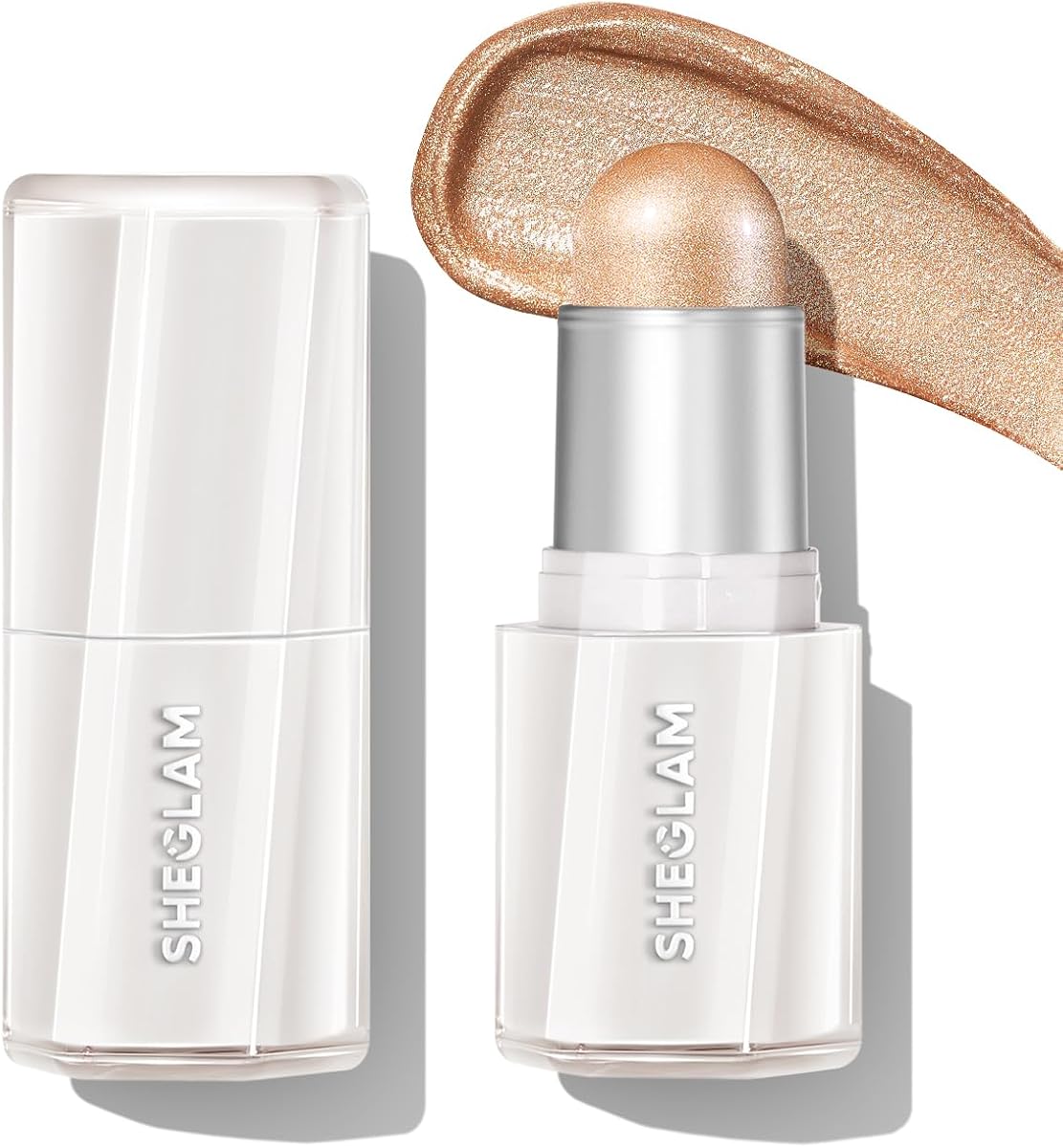 Buttery Bling Highlighter Stick Crema Leche Maquillaje para Cara-Anillos Dorados