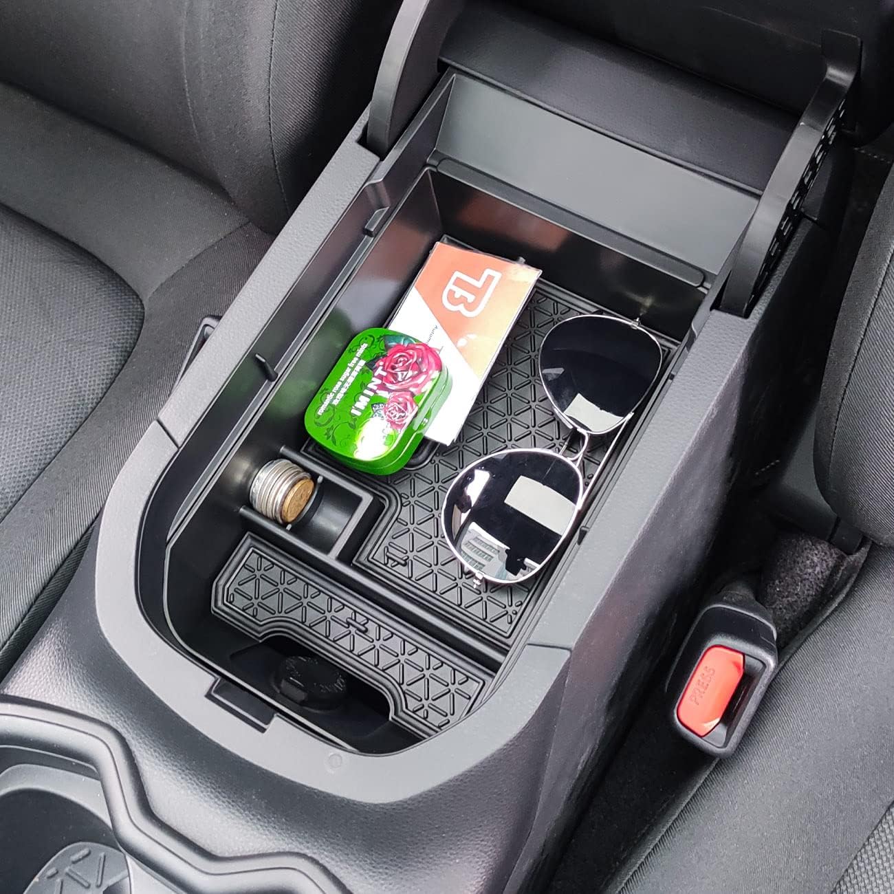 Center Console and Glove Box Organizer Compatible with RAV4 2019 2020 2021 2022 2023 2024 Insert Tray Accessories, Armrest Secondary Storage