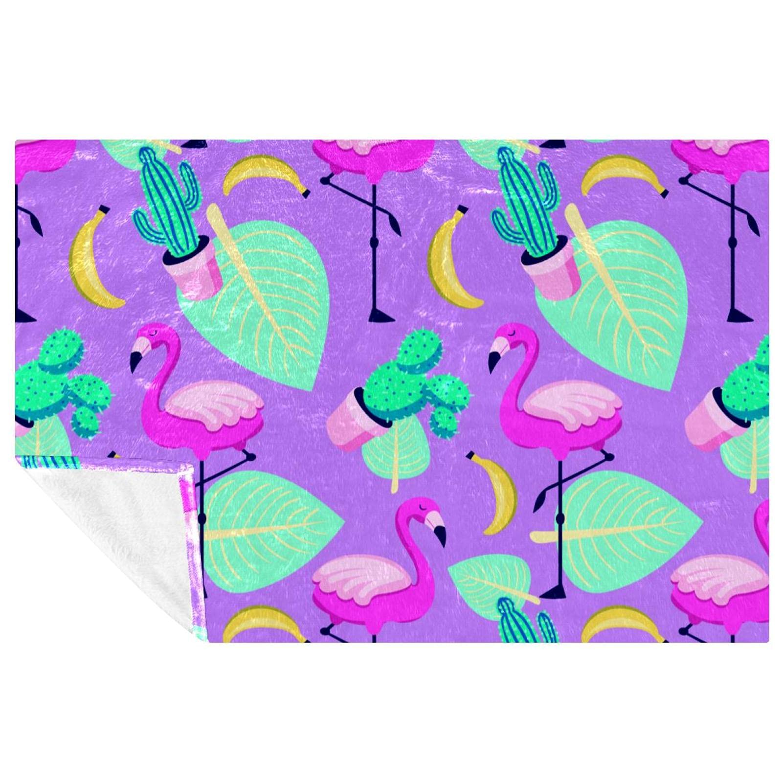 Couverture douce cactus et bananes Flaminho pour des moments de tendresse uniques