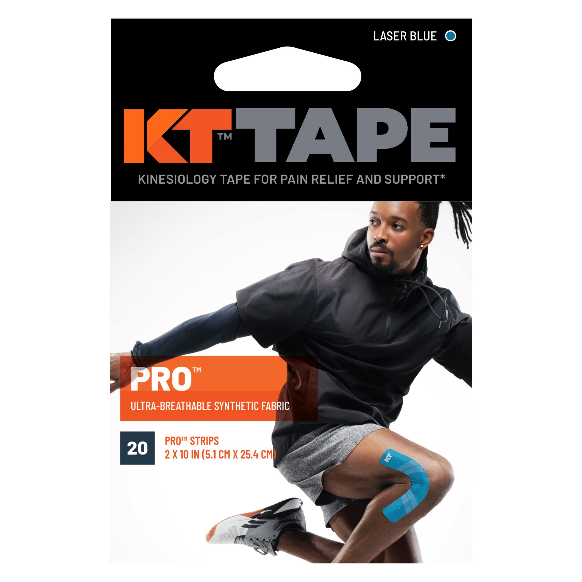 KT TAPE Pro taśmy kinezjologiczne, 20 sztuk, wstępnie przycięte
